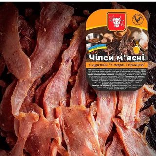 Чипси курка, мед та гірчиця тм Прилуки 50г