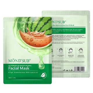 Маска Mond'Sub (МондСаб) для обличчя зволожувальна Кавун (тканинна) 23 мл