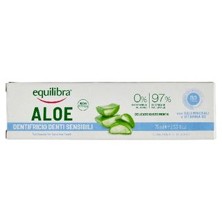 Зубна паста Equilibra (Еквілібра) Aloe для чутливих зубів 75 мл