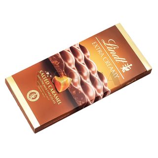 24327 Շոկոլադե սալիկ «Lindt Extra Creamy» կաթնային, աղի կարամել 80գ