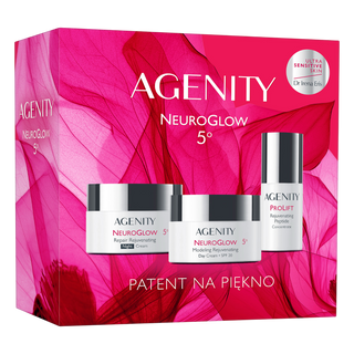 Agenity 5o Neuroglow (Krem na dzień 50ml + Krem na noc 50ml + Prolift Koncentrat 15ml)