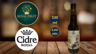 “Cider Zero” უალკოჰოლო ფერმენტირებული სასმელი, 0,33L, Cidre Royal