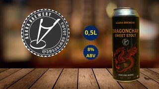 "Dragonchar" sweet stout, 0,5L, Agara Brewery