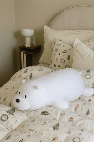 Jucărie moale – ursuleț alb