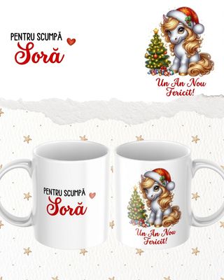 Cană La Mulți Ani sora