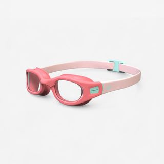 Gafas natación niños Soft Rosa Turquesa Cristales Claros.S Rosa