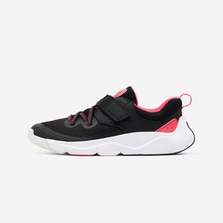 Zapatillas Deportivas Velcro Niños Playful Fast Negro-Rosa Del 28 Al 35 29 Negro