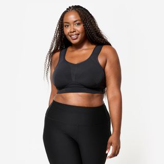 Sujetador Mujer Negro Tirantes Cruzables Sujeción Alta Copas E-H 2Xl Ef Negro