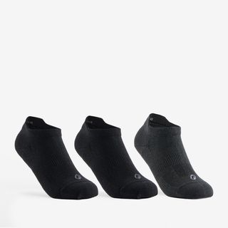 Calcetines Cortos De Tenis Niños Pack De 3 Artengo Rs 160 Gris 27/30 Negro