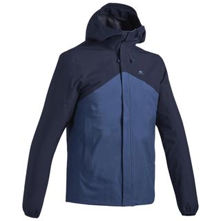 Chaqueta Impermeable Montaña Y Trekking Hombre Quechua Mh150 Xl Azul