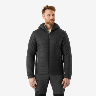 Chaqueta Acolchada De Montaña Y Trekking Hombre Forclaz Trek100 Negro M Negro