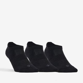 Calcetines Cortos De Tenis Pack De 3 Artengo Rs 500 Negro 47/50 Negro