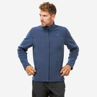 Chaqueta Polar De Montaña Y Trekking Hombre Quechua Mh120 M Azul