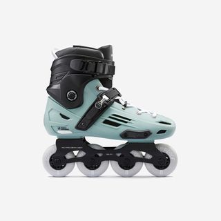 Patines Línea Adulto Oxelo Freeride Hardboot Mf500 Caqui 46 Gris