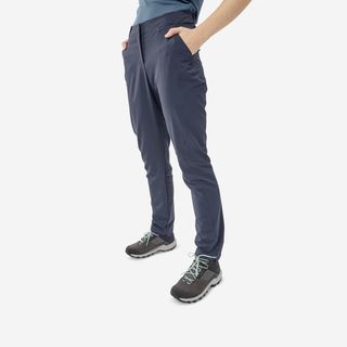 Pantalón De Montaña Y Trekking Mujer Mh100 Azul 36 (L28) Azul