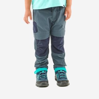 Pantalón desmontable de montaña y trekking Niños 2 6 años MH500.96 102cm 3 4A Azul