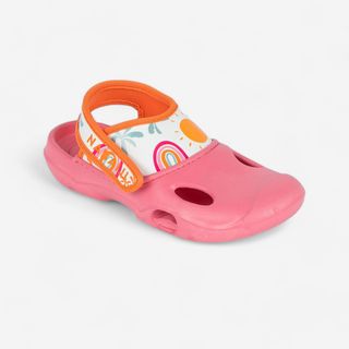 Zapatillas de piscina infantil NABAIJI CLOG 500 Pink / Orange EU30/31 418