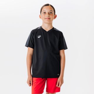 Camiseta de fútbol niño manga corta ESSENTIEL negro.113 122cm 5 6A Negro