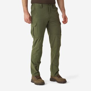 Pantalón De Caza Hombre Solognac 500 Ligero Transpirable Verde.XL Verde