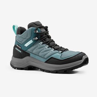 Botas de montaña y trekking impermeables Mujer Quechua MH100.42 . Verde