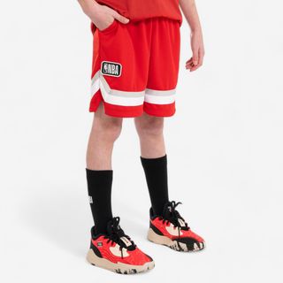Pantalón Corto Baloncesto SH 900 NBA Chicago Bull Niños Rojo.123 130cm 7 8A Rojo