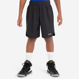 SHORT DE BALONCESTO NIÑOS SH500 NEGRO.131 140cm 8 9A Negro