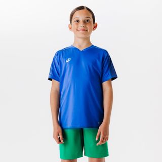 Camiseta de fútbol niño manga corta ESSENTIEL azul.113 122cm 5 6A Azul