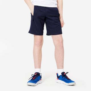 Pantalón Corto Múltiples Deportes Niño Azul Marino Transpirable.161 172cm14 15A Azul