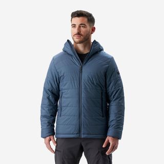 Chaqueta acolchada de montaña y trekking Hombre Forclaz Trek100 azul.S Azul