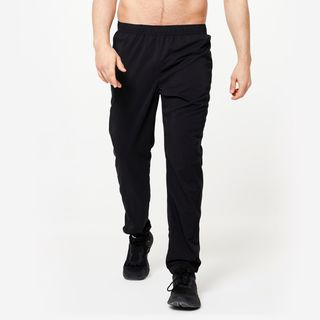 Pantalón chándal fitness Hombre Domyos 120 negro.XL / W37 L34 Negro