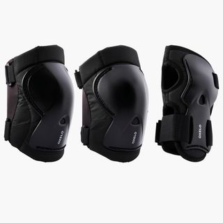 Protecciones Patines Rodilleras Coderas Y Muñequeras Niños Oxelo Play Negro 2Xs Negro