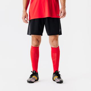 Pantalón Corto De Fútbol Adulto Kipsta F100 Negro M Negro