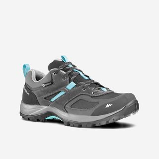Zapatillas De Montaña Y Trekking Impermeables Mujer Quechua Mh100 Gris 42 Gris