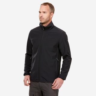 Softshell De Montaña Y Trekking Hombre Forclaz Mt100 Negro 2Xl Negro