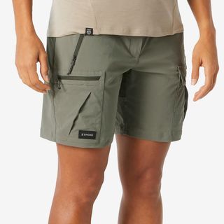 Pantalón Corto De Montaña Y Trekking Mujer Forclaz Mt500 44 Verde