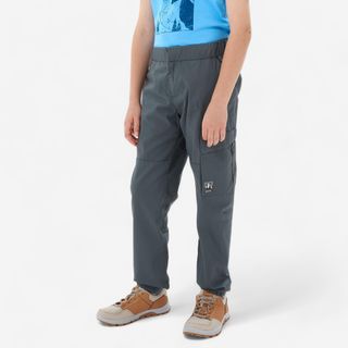 QUECHUA Pantalones para niños -15 años HIKE KHAKI 10-11 años (123-130 cm)