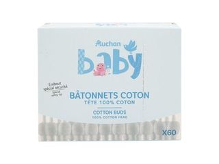 Bastoncillos Con Punta Seguridad Cosmia Baby X60