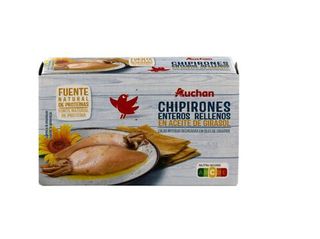 Chipirones Rellenos Enteros en Aceite de Girasol Alcampo 75 G