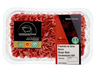 PREPARADO DE CARNE BOVINO CARNALENTEJANA DOP ISENTO GLUTEN AUCHAN CULTIVAMOS O BOM 400GR