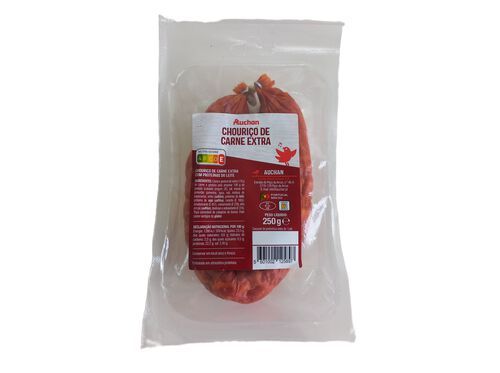 CHOURIÇO CARNE EXTRA AUCHAN 250G