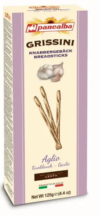 GRISSINI GARLIC/CZOSNEK 125G