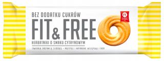 HERBATNIKI FIT BEZ CUKRU CYTRYNOWE 120G