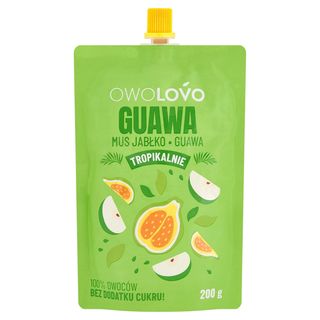 OWOLOVO MUS JABŁKO-GUAWA 200 G