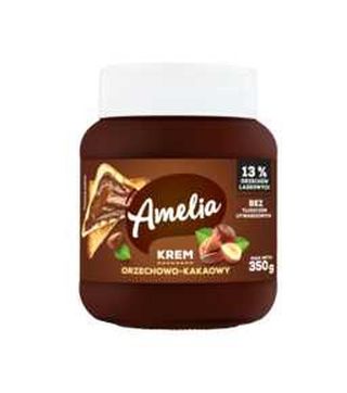 KREM AMELIA KAKAO-ORZECH 13% ORZECHÓW LASKOWYCH 350 g