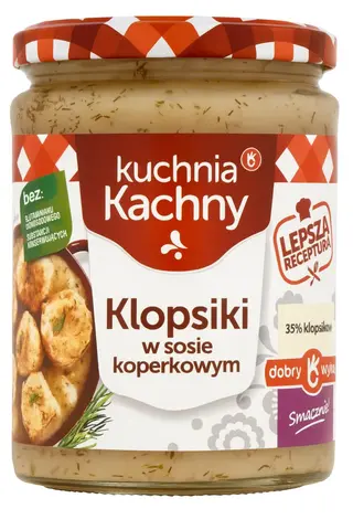 KLOPSIKI KUCHNIA KACHNY W SOSIE KOPERKOWYM 500 g