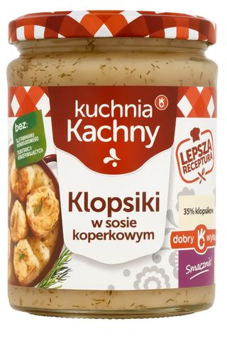 KLOPSIKI KUCHNIA KACHNY W SOSIE KOPERKOWYM 500 g