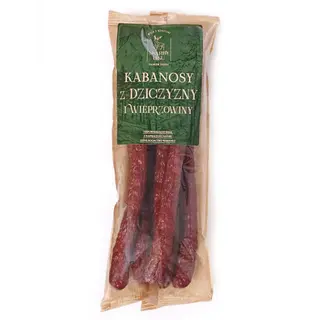 KABANOS Z DZICZYZNY I WIEPRZOWINY SKARBY LASU 150G