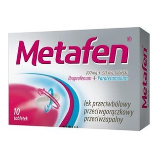 TABLETKI METAFEN IBUPROFEN 10TAB.