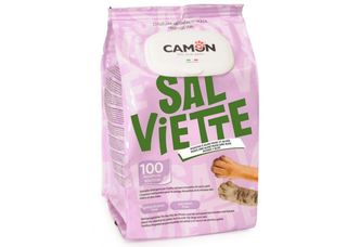 Lingettes nettoyantes Camon à l’Aloe Vera – Parfum Mousse Blanche – 100 pièces