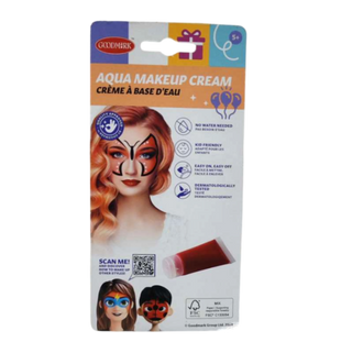 Tube de maquillage crème 20ml rouge